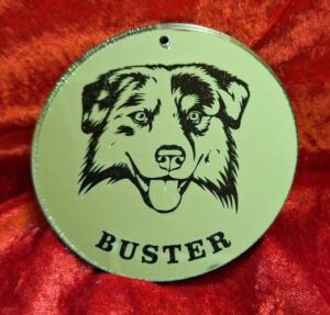 Julepynt med din hund og navn