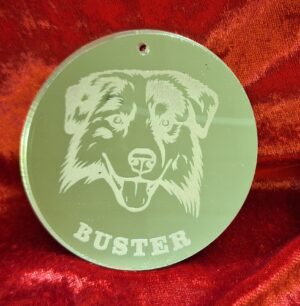 Julepynt med din hund og navn - Billede 4